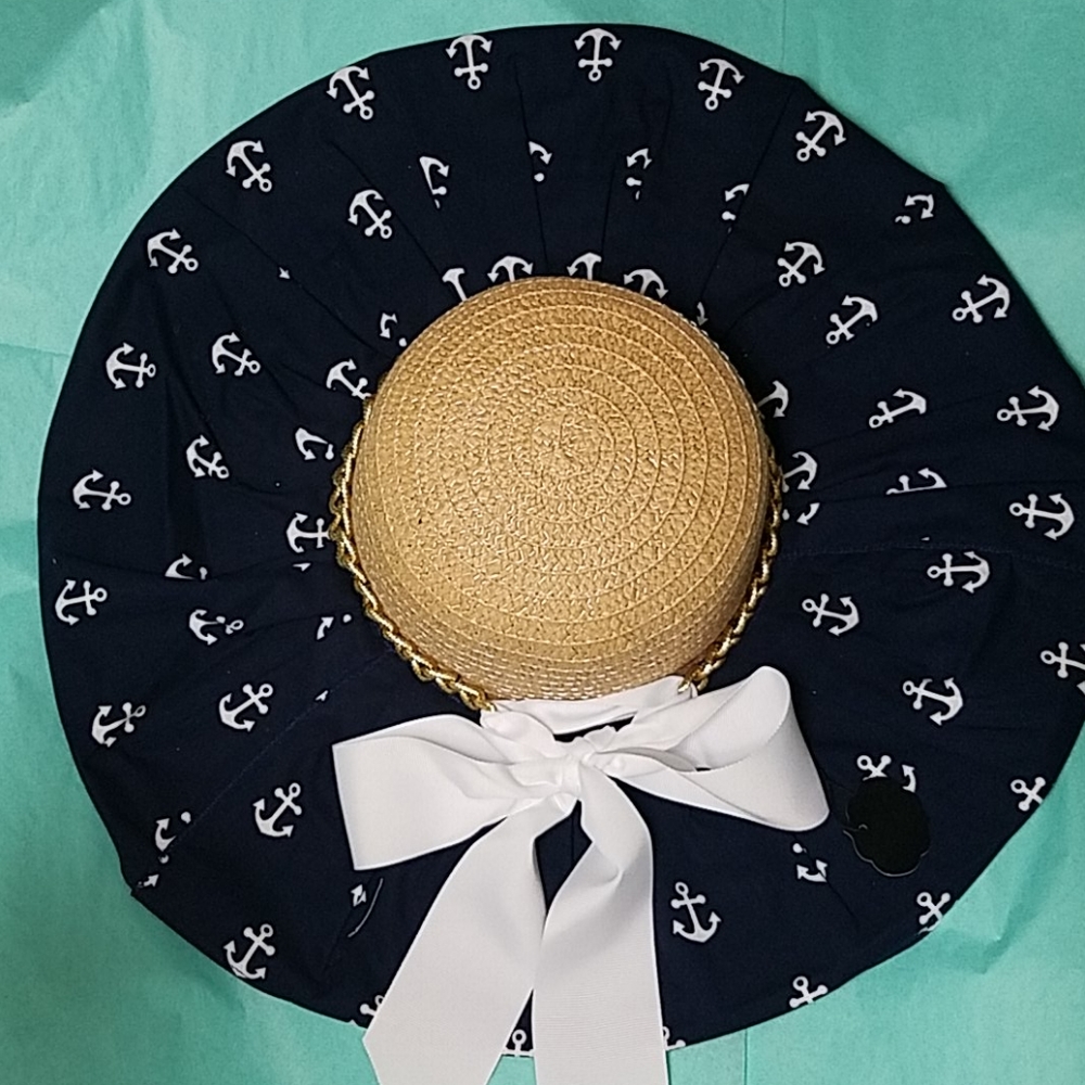 Nautical beach hat